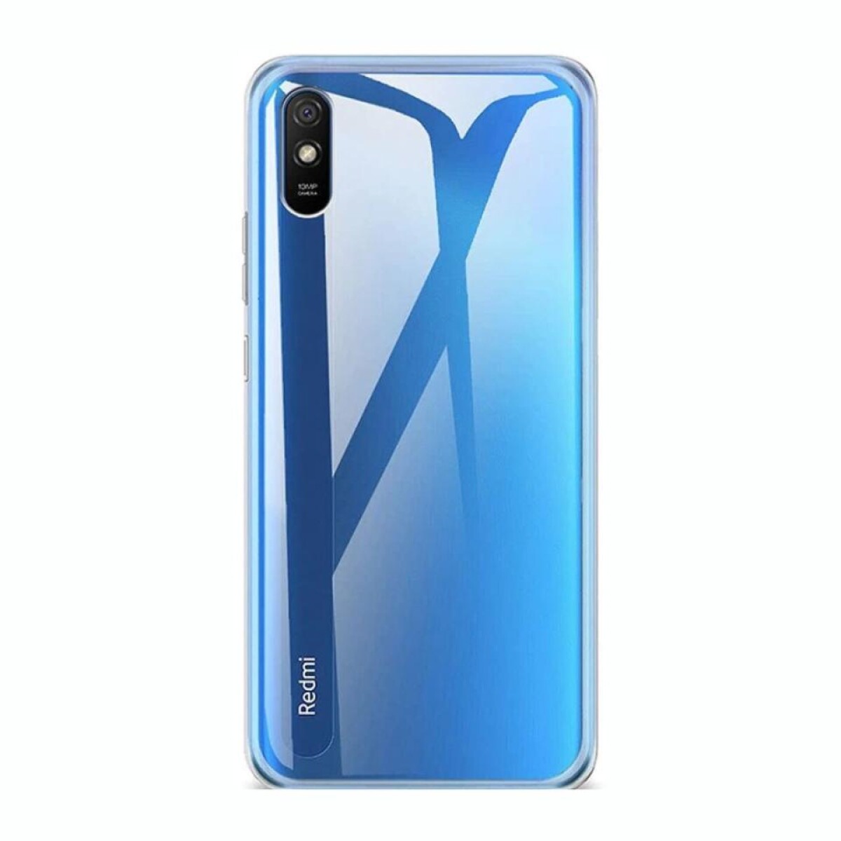 Case TPU Borde Alto Impacto XIAOMI Redmi 9A Silicona - Transparente 