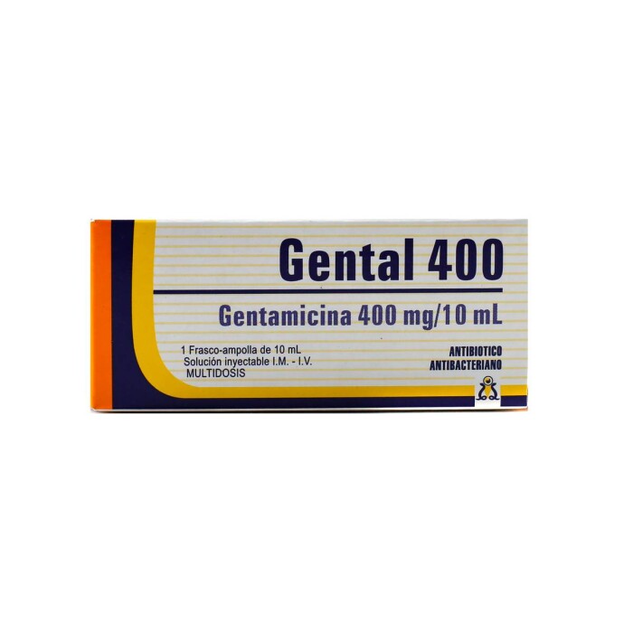 GENTAL 400 MG. MULTIDOSIS FCO. AMP. X 10 única