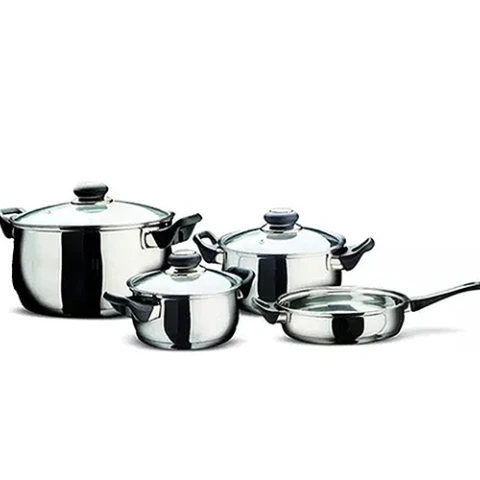 BATERIA COCINA KASSEL 7 Pzas A.Inox -76410- Sin color