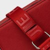 Mini bag New Penny en efecto cuero Rojo