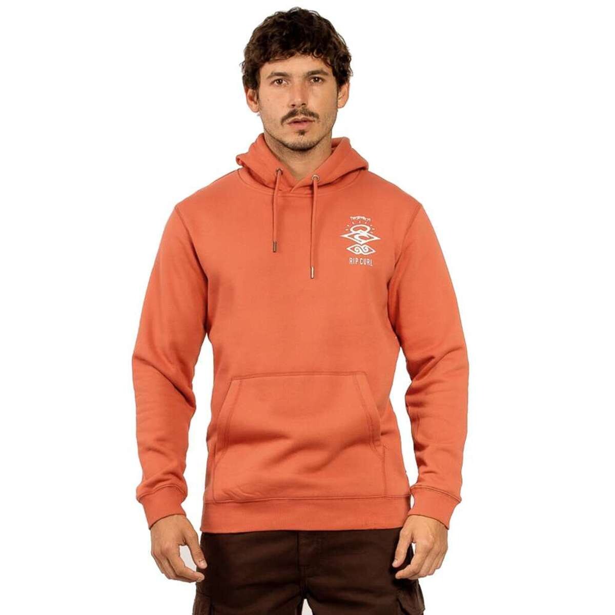 Canguro Rip Curl Search Icon Hood - Terracota 