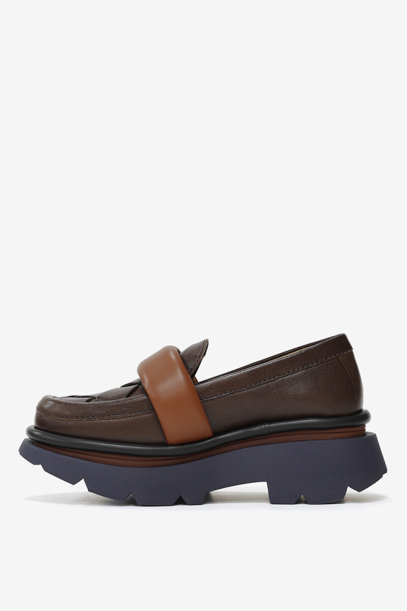 MOCASIN CRUNCH ANANA Marron