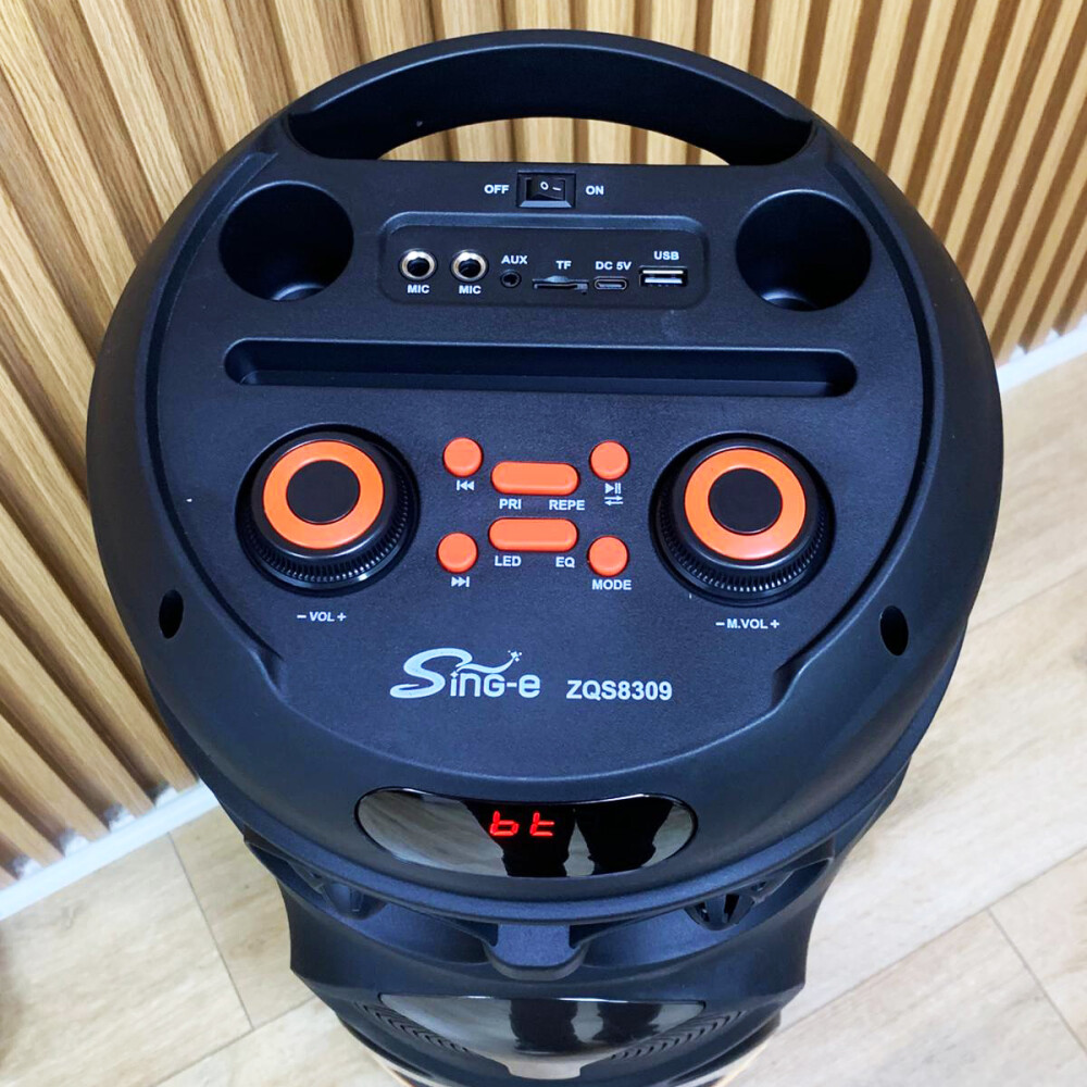 Parlante Giratorio Tamaño Gigante 90cm Con Microfono Parlante Giratorio Tamaño Gigante 90cm Con Microfono