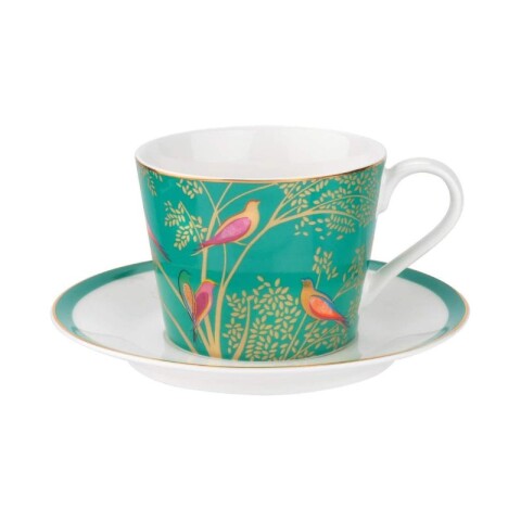 PORTMEIRION S MILLER CHELSEA TAZA DE TE C/ PLATO VERDE PORTMEIRION S MILLER CHELSEA TAZA DE TE C/ PLATO VERDE