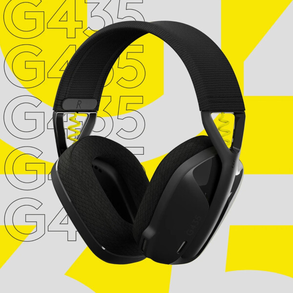 Vincha Gamer Inalámbrico Logitech G435 NEGRO