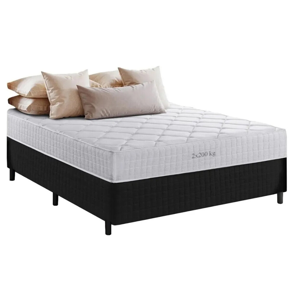 Sommier plaza y media - Espuma y Resortes MaxForce - 200Kg Sommier plaza y media - Espuma y Resortes MaxForce - 200Kg