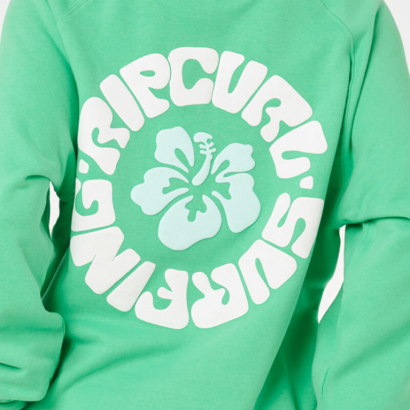 Buzo Rip Curl Luxe Surf Raglan Relaxed - Verde Buzo Rip Curl Luxe Surf Raglan Relaxed - Verde