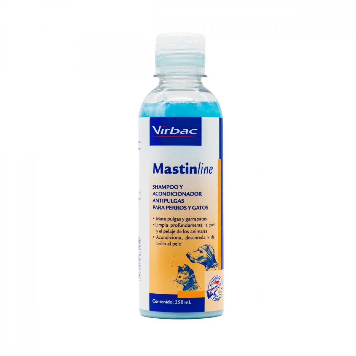 SHAMPOO Y ACONDICIONADOR MASTIN LINE ANTIPULGAS Y GARRAPATAS 