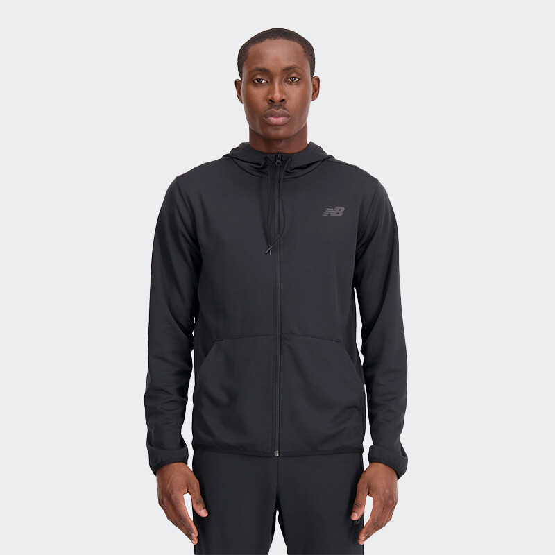 Campera New Balance Tenacity Knit Negro