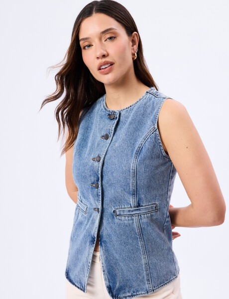 Chaleco jean Zoe Chaleco jean Zoe