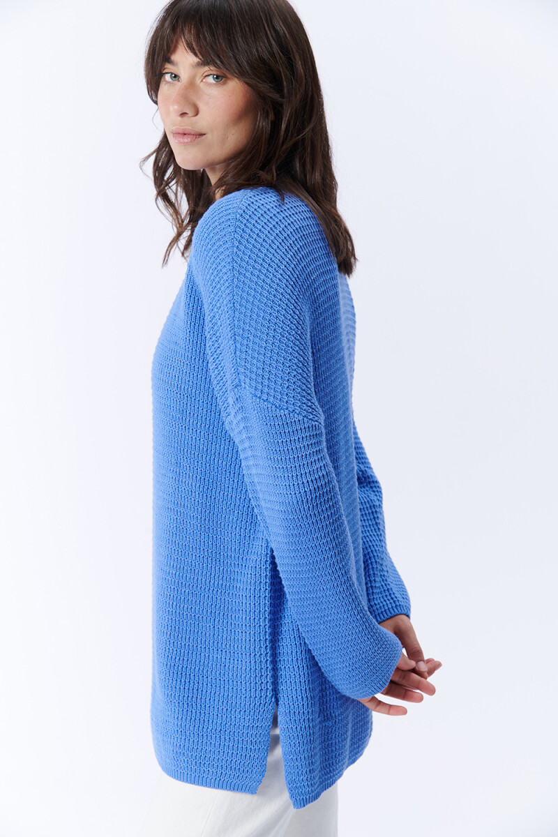 Sweater Tejido Azul