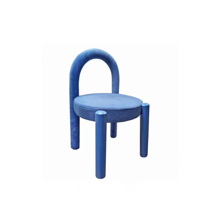 Silla Velvet Blue