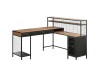 Escritorio Esquinero en L Metalico Sauder Linea Boulevard Escritorio Esquinero en L Metalico Sauder Linea Boulevard