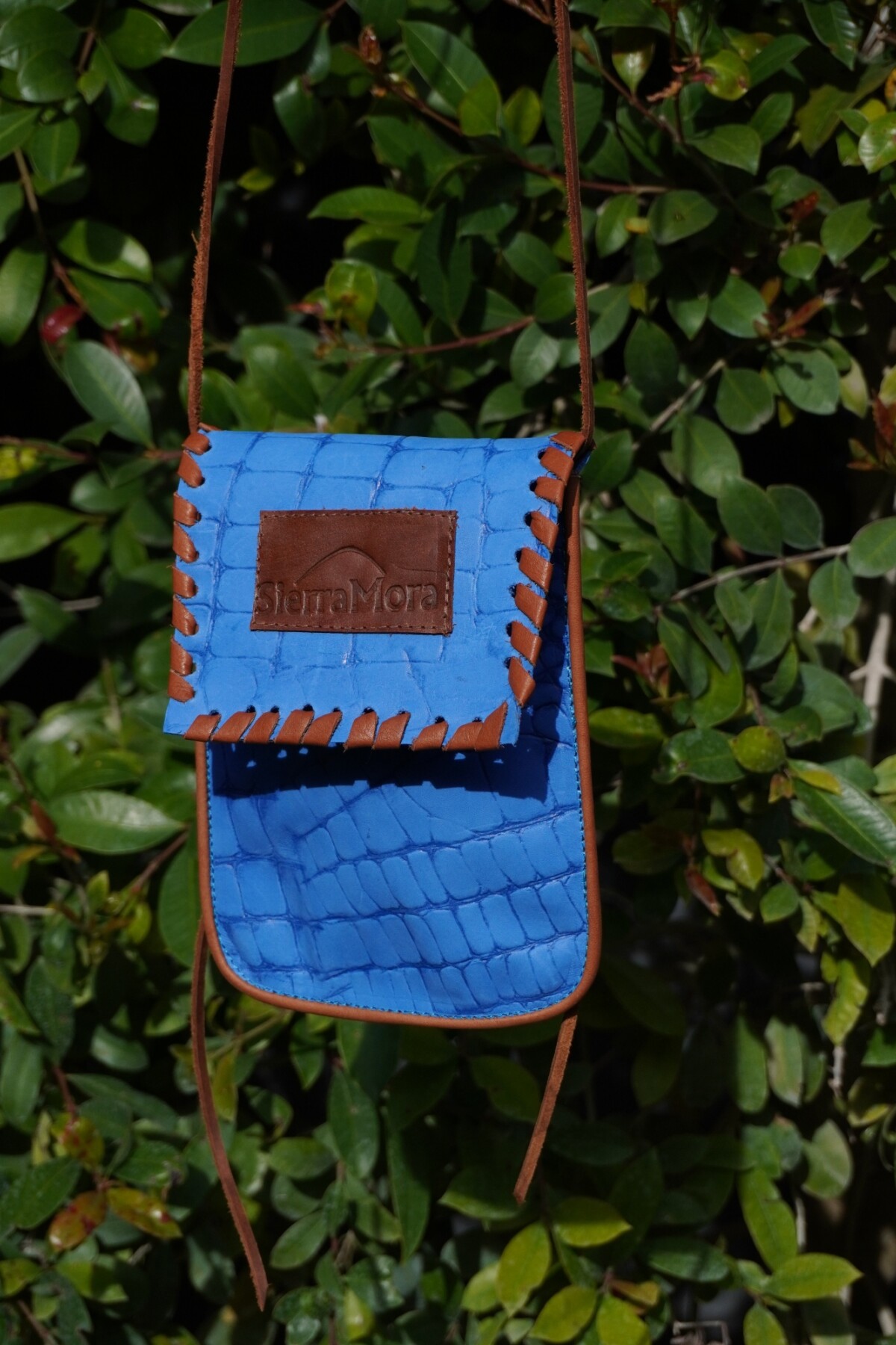 Cel Bag Crocco Azul Bolita