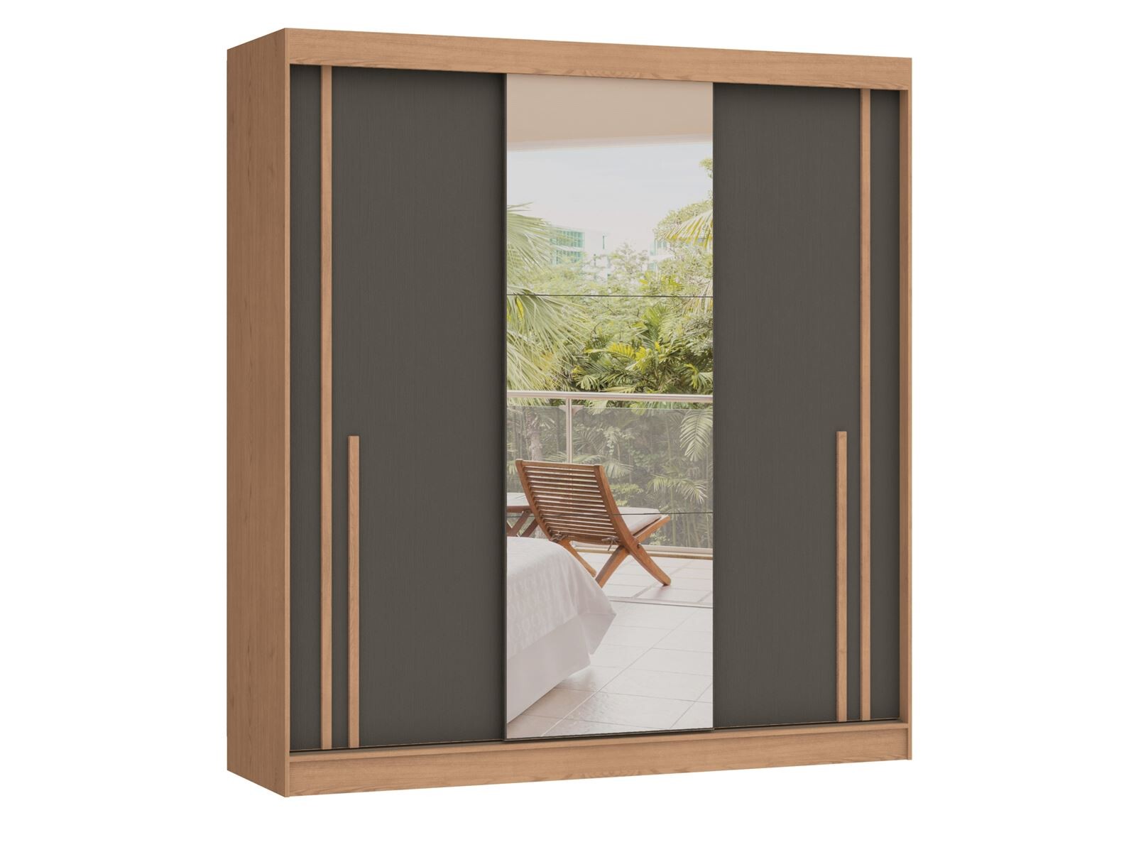 CASTRO - ROPERO LYON 3 PTAS ANGELIN/TITANIO 0633A 