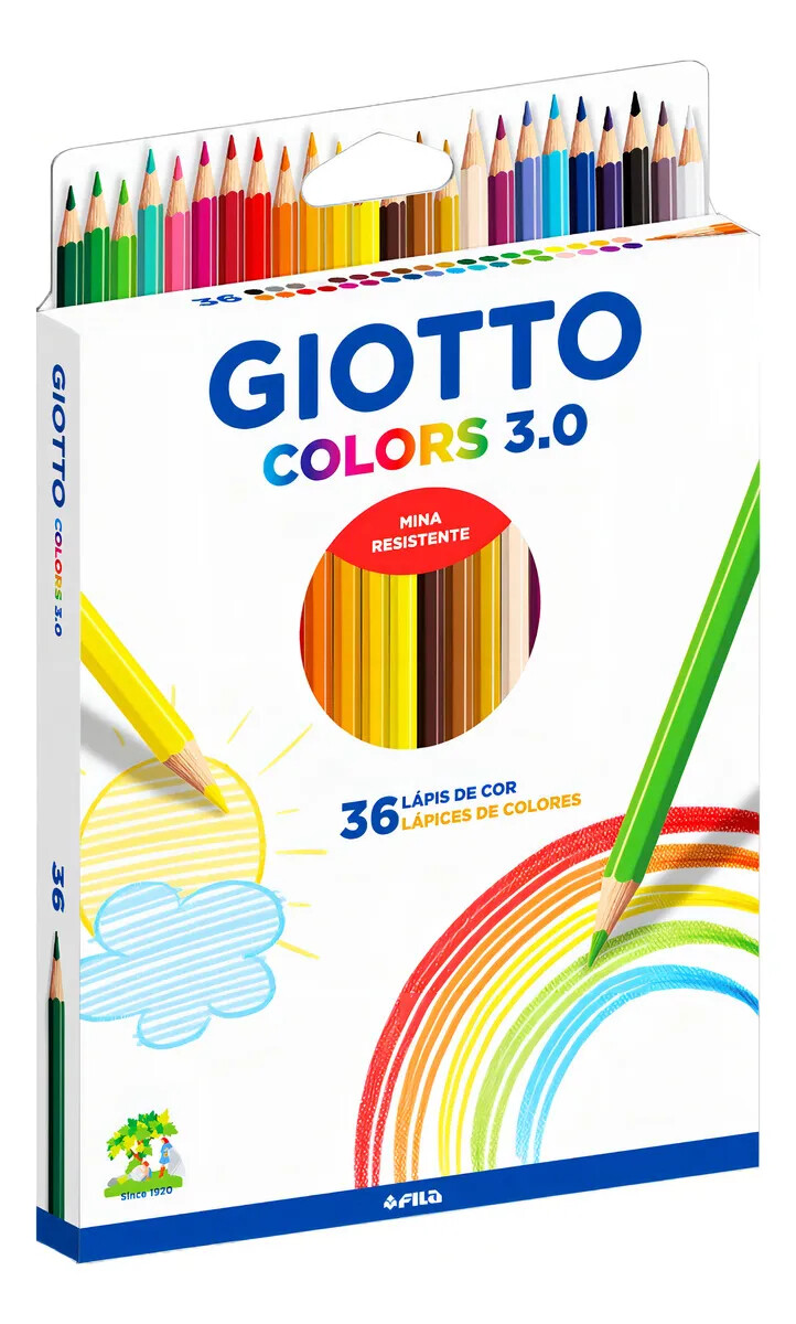 Lápices de Color Giotto 3.0 x36 