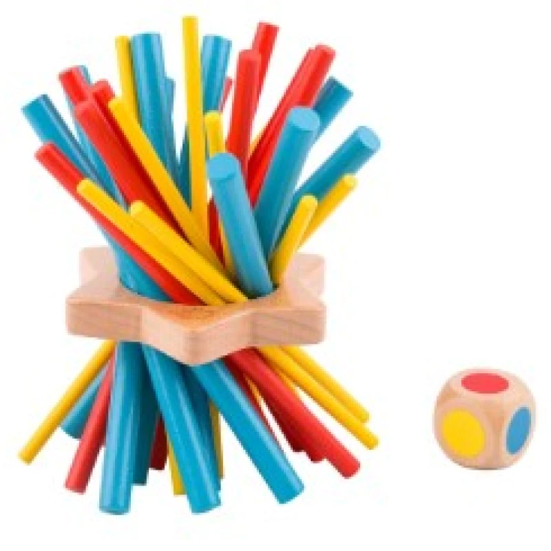 Mikado -Palitos de colores en madera Mikado -palitos De Colores En Madera