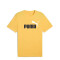 Remera de Hombre Puma Logo Tee Amarillo
