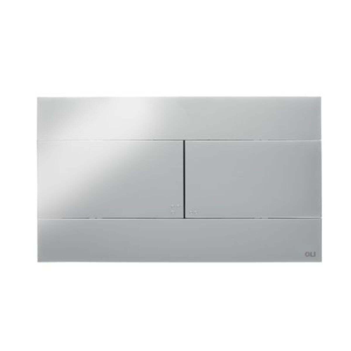 Placa Pulsadora Oli Slim Cromada Para Cisterna Embutir 