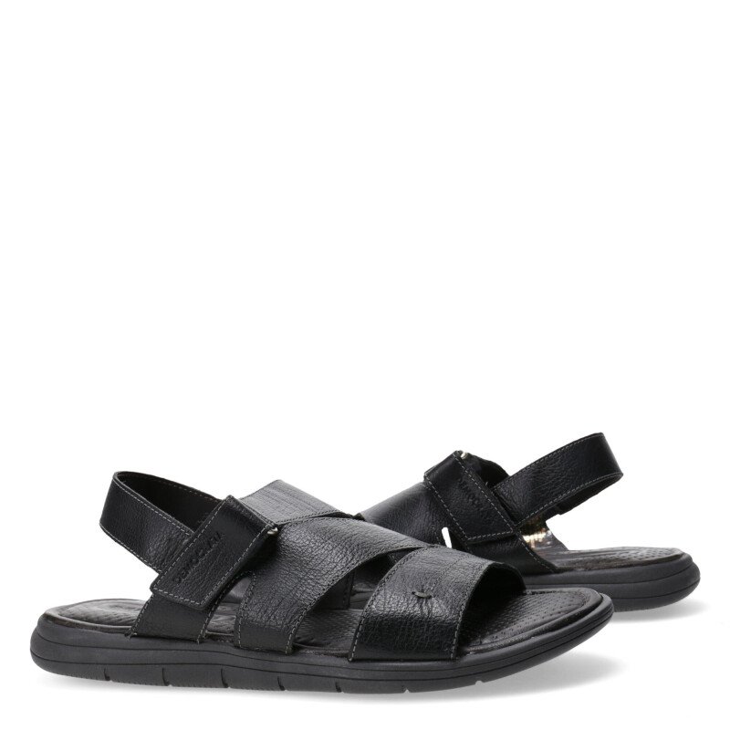 Sandalias de Hombre Democrata Negro