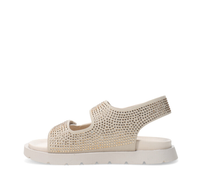 Sandalias de Niña MINI Miss Carol MURRAY con strass Nude