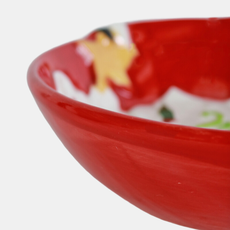 BOWL CERAMICA MERRY CHRISTMAS 19.5X18.9X9.8CM Unica