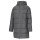 Campera Topper Dama Puffer C/Capucha Cuello Alto Gris