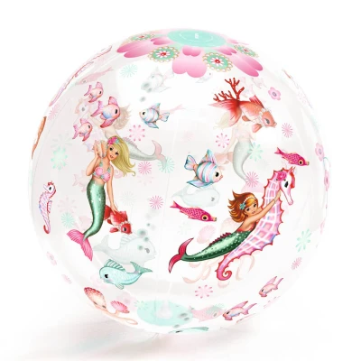 Pelota Inflable Sirena Djeco Pelota Inflable Sirena Djeco