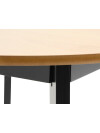 Mesa de comedor JEGIND Ø105 roble/negro Mesa de comedor JEGIND Ø105 roble/negro