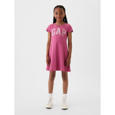 V-FRCH LOGO DRESS TAPESTRY NAVY