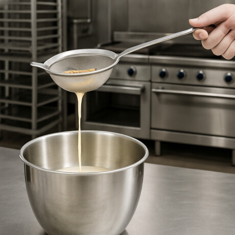 Colador de Malla Fina de Acero Inoxidable 8 cm Colador de Malla Fina de Acero Inoxidable 8 cm