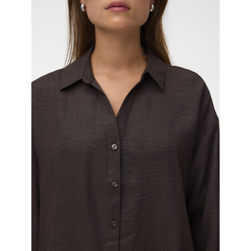 VMMELANEY QUEENY LS SHIRT WVN NOOS Chocolate Torte