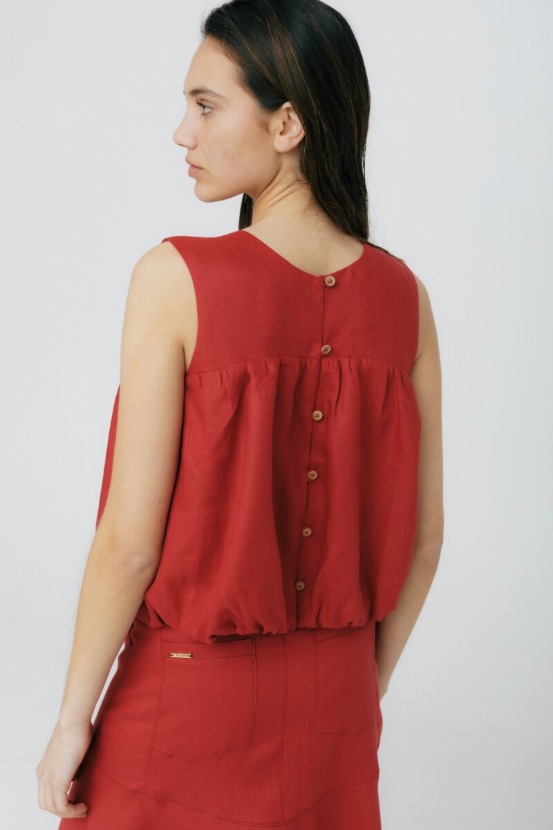 PRE VENTA TOP BALLOON Cherry