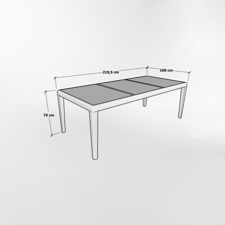 Mesa de exterior AQUARIVA Gris - UNICO