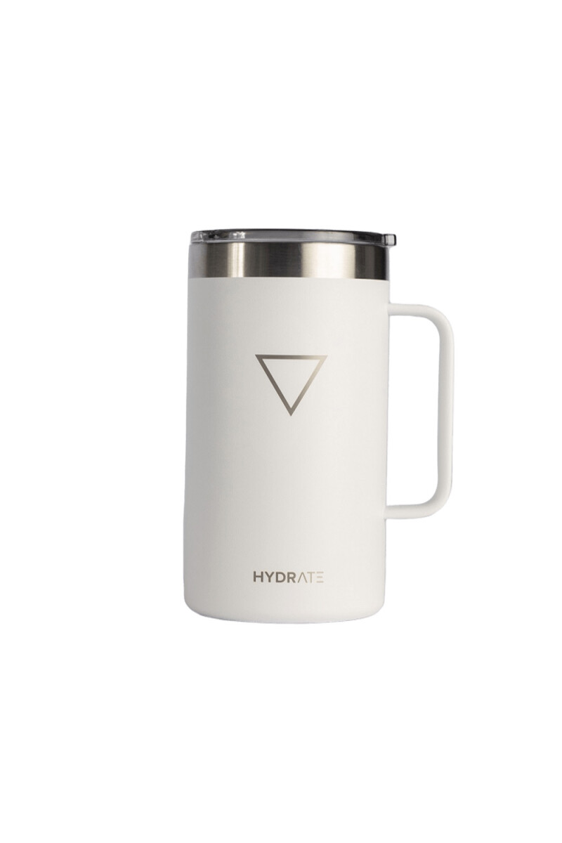 VASO CON MANIJA HYDRATE 710ML BLANCO