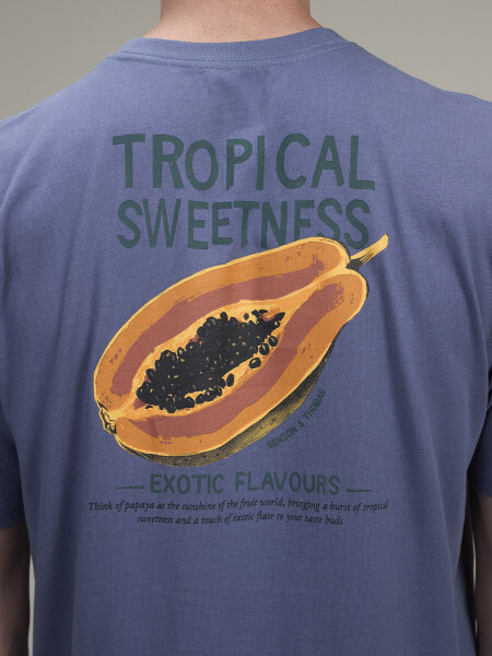 T-SHIRT PAPAYA OXFORD