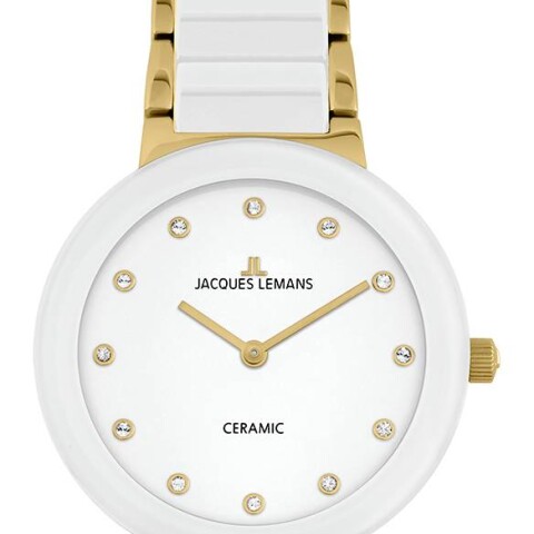 Reloj Jacques Lemans 42-7L Monaco de acero y cerámica en oro Reloj Jacques Lemans 42-7l Monaco De Acero Y Cerámica En Oro