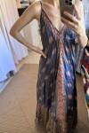 Vestido de seda Vida Tonos lilas