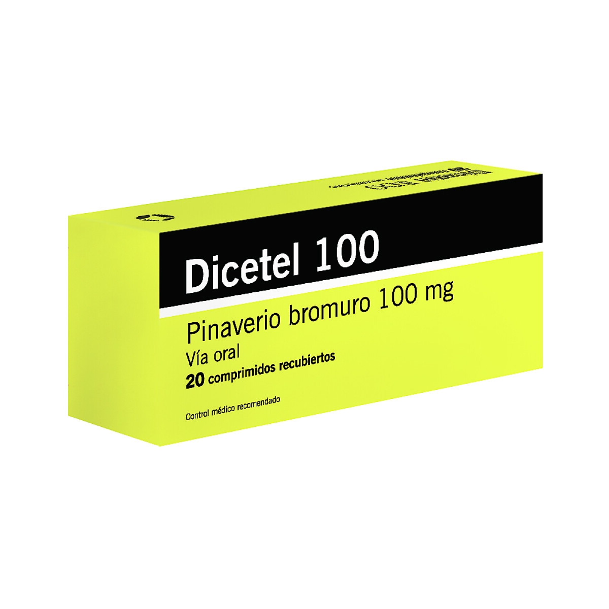 Dicetel 100 mg 20 Comprimidos | Alivio Digestivo y Antiespasmódico