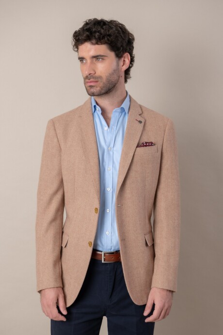 Saco Harries classic fit Camel