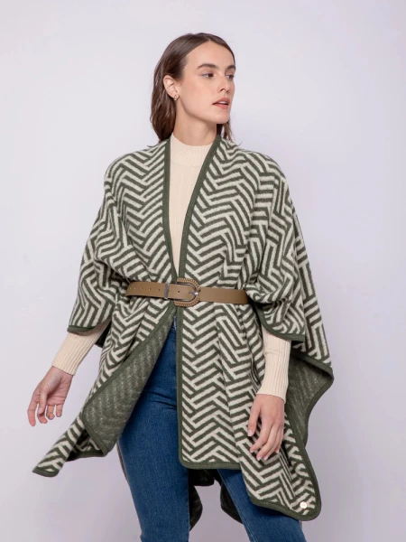 PONCHO ALLIE EGAÑA VERDE CRU