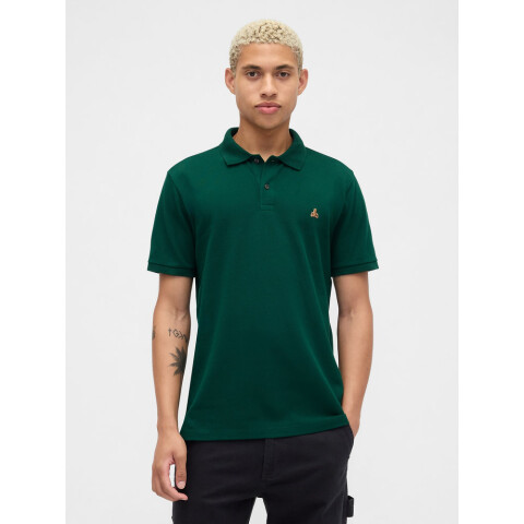 V-FRCH SS BRANNAN POLO EVERGREEN GLAMOUR