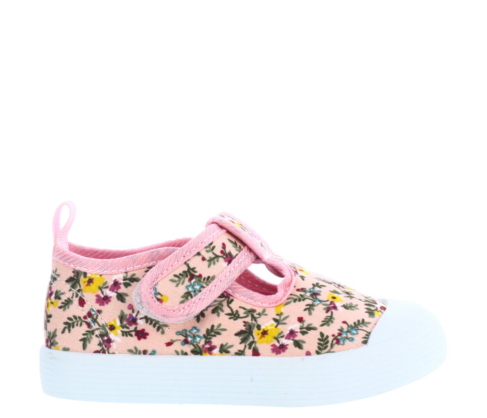 Guillermina DELFI con tela estampada y velcro Pink