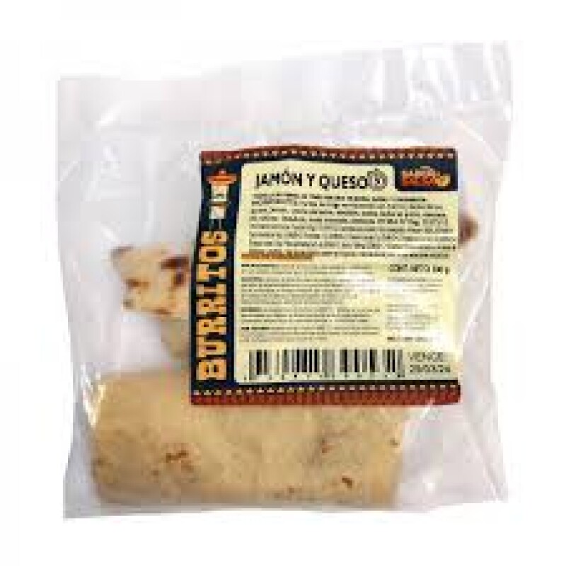 Burritos de jamón y queso 330 grs Burritos de jamón y queso 330 grs