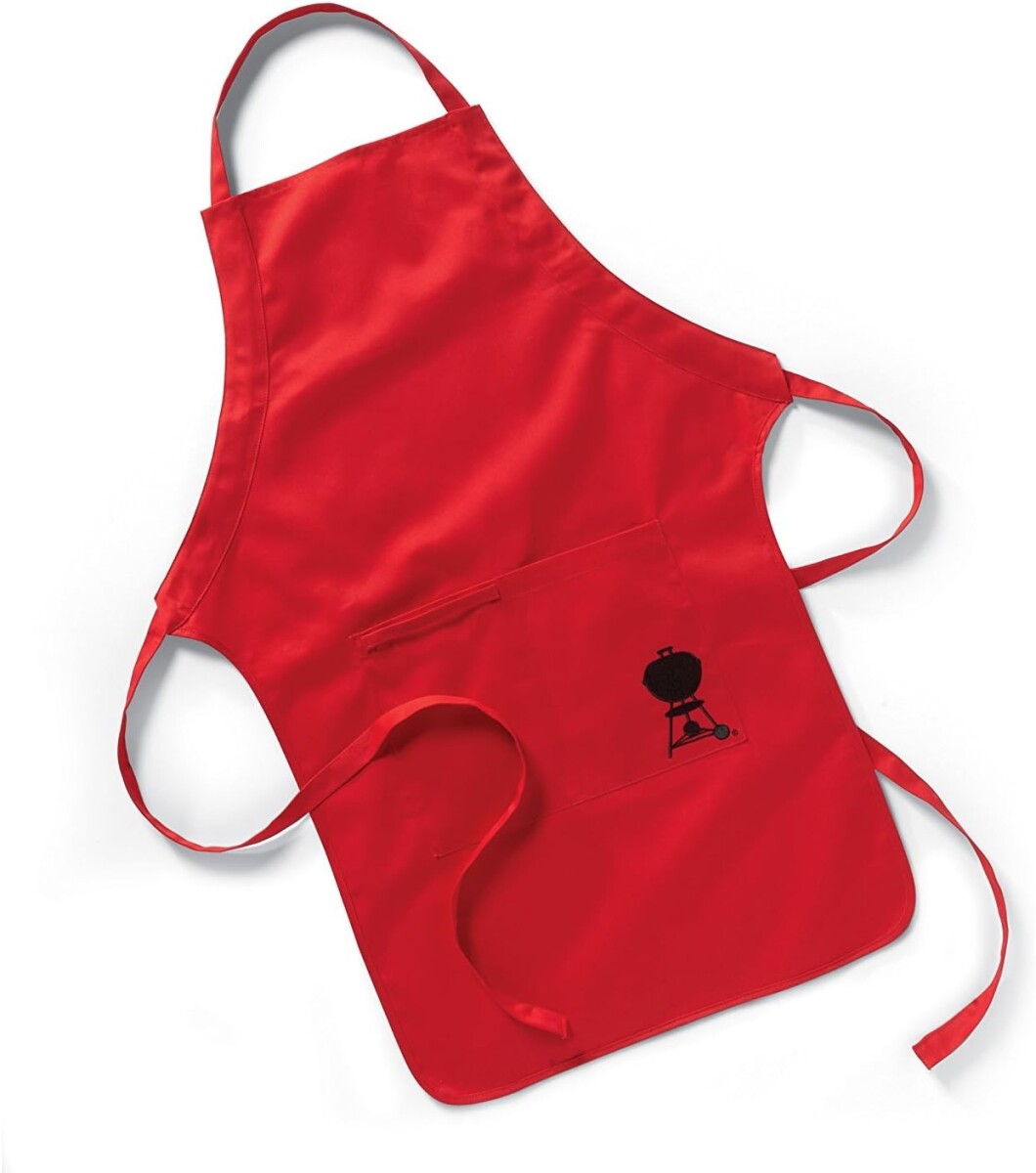 Delantal Weber rojo 
