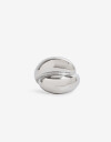 Anillos Medianos y Grandes Metal Anillo De Acero - Plateado
