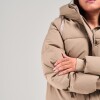 Campera Puffer Slowly Beige