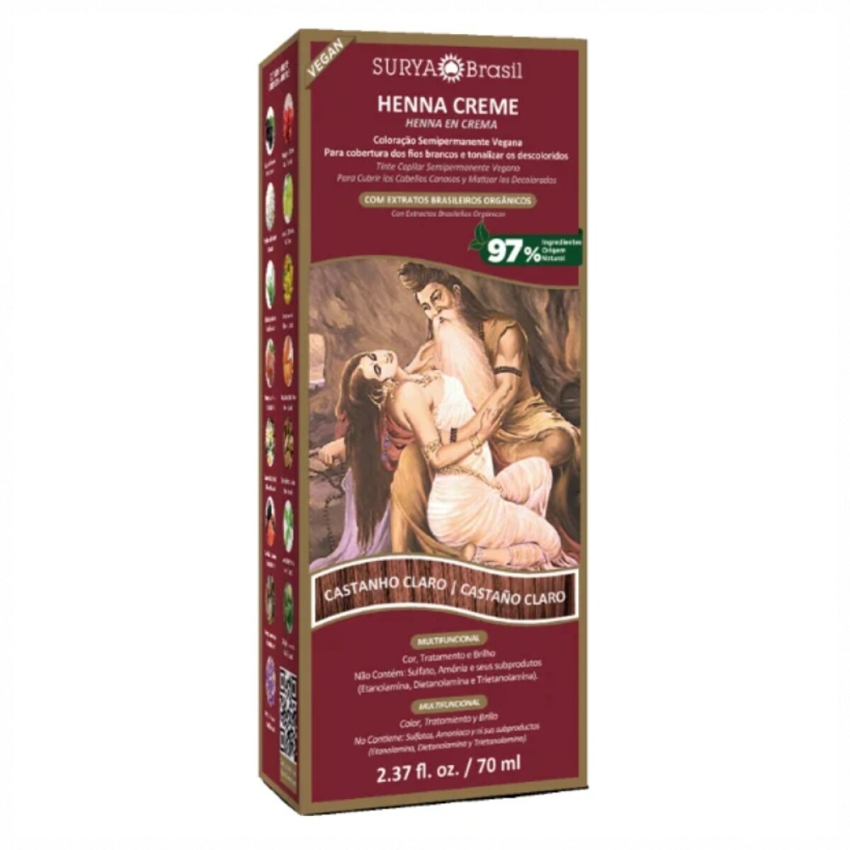 Tinta Surya Henna Crema Castaño Claro 70ml 