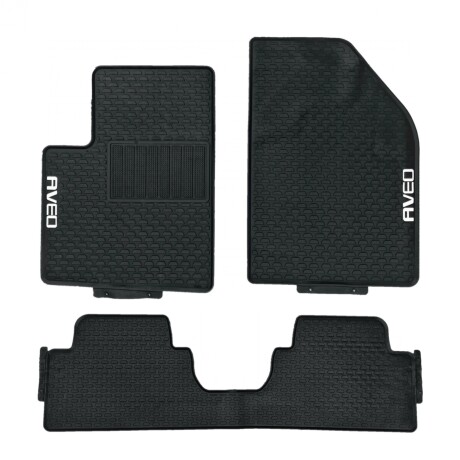 Alfombra Chevrolet Aveo Black Con Logo Blanco Alfombra Chevrolet Aveo Black Con Logo Blanco