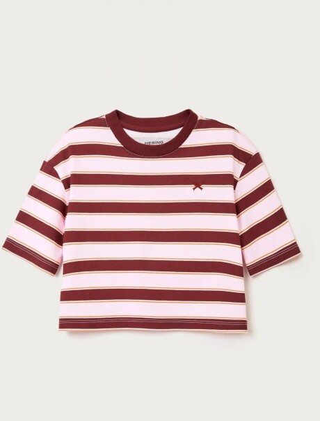 CAMISETA CORTE BOX INFANTIL MULTICOLOR